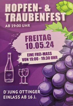 Weinfest-Plakat